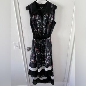 City chic sleevelesss hi-low dress